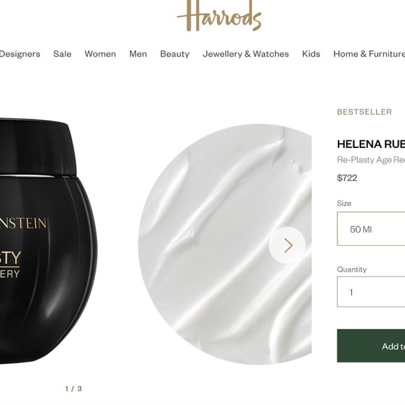 HELENA RUBINSTEIN  Re-Plasty Age Recovery Night Cream (50ml) - Picture 3 of 3